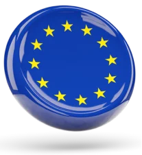 Europe flag logo Europe flag logo